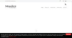 Desktop Screenshot of mayolica.es