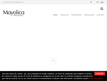 Tablet Screenshot of mayolica.es